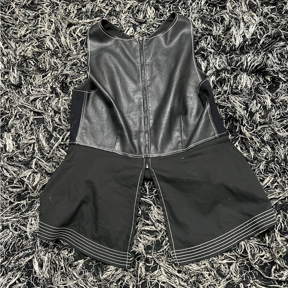 BCBGMaxAzria Black Sleeveless Top